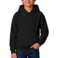 thumbnail image 3 of Abtuhar Fall Hooded Pullover Sweatshirt for Toddler Kids Girls Boys Solid Long Sleeve Tops for 1-12 Years, 3 of 5