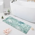 thumbnail image 7 of Seashells Algae Bubbles Bathroom Rug Non Slip Bathroom Mats Entry Door Soft Carpets for Kitchen Bedroom Living Room 39x20 inch, 7 of 7