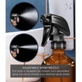 thumbnail image 4 of Botellas de aerosol LiBa de vidrio ámbar, 500 ml, 2 paquetes, recargables, 4 of 9