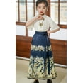 thumbnail image 6 of Afdoent Girl Outfits Dress For Girls Horse Face Skirt Classical Style Short Sleeve Ancient Comfortable 3-4 Years, 6 of 7