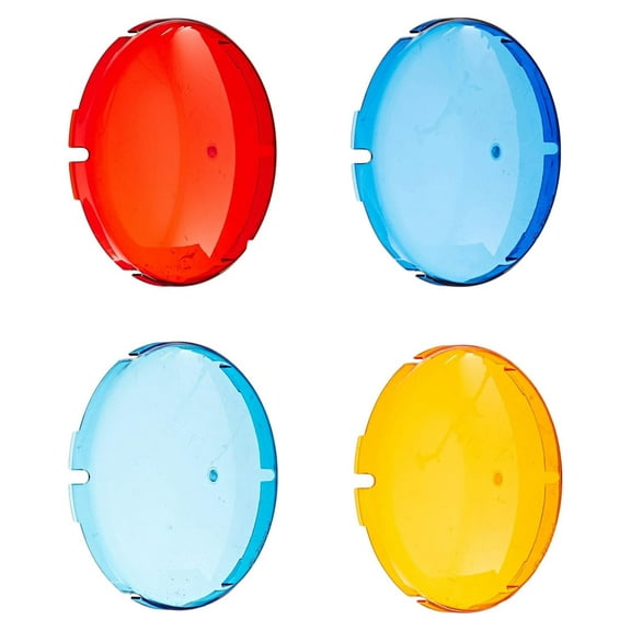 Pool Light Lens Cover Replacement Kit 7-Inch Round - 4 Colors - Fits AstroLite, Dura Lite, Star Lite - Underwater Lighting Accessories