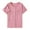 Pink, variant on Post Shoulder Surgery Recovery Tops with Snap Button for Women Crew Neck Tear Away Shirts Easy To Wear and Take Off Postoperative Care Tops Blue