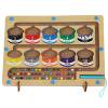 Juego de mesa de arte Montessori, juguete educativo, tablero de clasificación de colores, madera para juguetes de niños