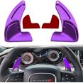 thumbnail image 2 of 2PCS Interior Accessories Steering Wheel Shift Paddle Extended Shifter Trim Cover for Dodge Challenger Charger Durango RT & Scat Pack 2015-2020, For Jeep Grand Cherokee 2014-2021 Decoration (purple), 2 of 4