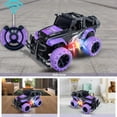 thumbnail image 3 of Remote Control Cars, Girls Off Road Rc Car 1:20 Scale Remote Control Truck Car Toys for for Kids Age 3-5, Rc Truck Racing Car Vehicles with 3 Color Lights for Kids 5-7 8-12 Birthday Gift, Purple, 3 of 5