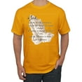 thumbnail image 1 of Wild Bobby, Praying Hands God Grant me the Serenity Courage Wisdom, Inspirational/Christian, Men's Graphic Tees, Gold, Medium, 1 of 3