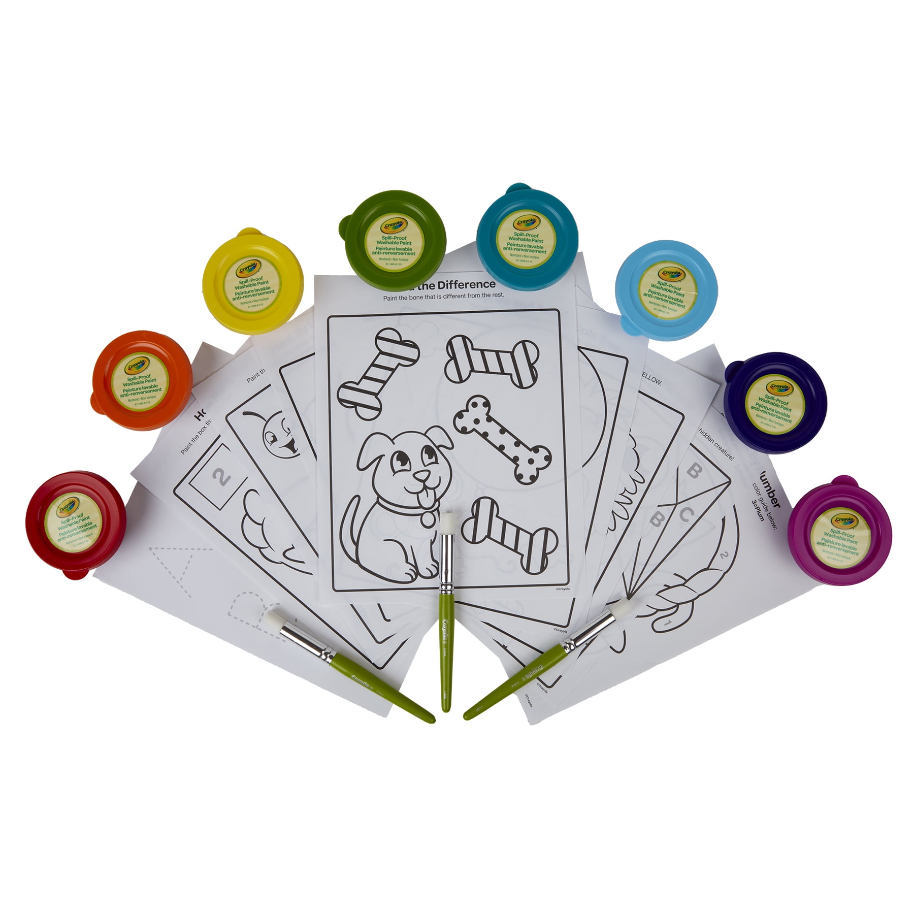 Crayola Spill-Proof Washable Paint Kit