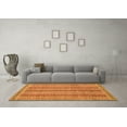 thumbnail image 3 of Ahgly Company Indoor Square Oriental Orange Modern Area Rugs, 6' Square, 3 of 4