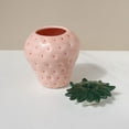 thumbnail image 6 of Strawberry Shaped Jar Strawberry Candy Jar With Lid Ceramic Strawberry Cookie Jar Strawberry Flower Vase Cute Vintage Container Food Storage For Tea Coffee Candy Cook Small Christmas Ornament Ornament, 6 of 6