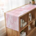 thumbnail image 6 of Table Runners 72 Inches Long Dress Scarves, Pink Marble Farmhouse Kitchen Table Runner, Coffee Tablerunners, Modern Abstract Art Elegant 14x72 Inch, 6 of 9