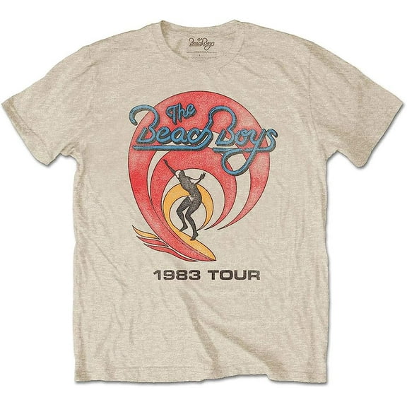 Beach Boys Men's 1983 Vintage Tour T-Shirt X-Large | Officially Licensed Merchandise