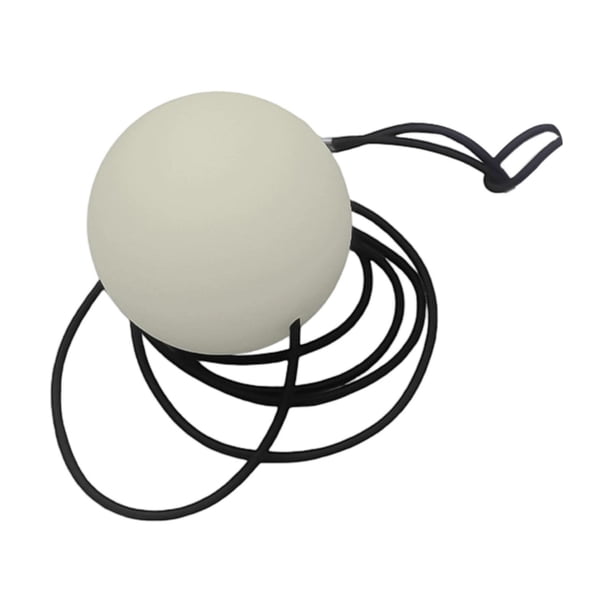 Pelota de entrenamiento de lacrosse con pelota de cuerda para lacrosse para principiantes portátil con blanco