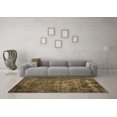 thumbnail image 3 of Ahgly Company Indoor Square Oriental Brown Industrial Area Rugs, 5' Square, 3 of 4