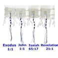 thumbnail image 4 of Holy Land Market Grafted IN - Messianic Christian Prayer Shawl/Tallit Prayer Shawl - Creation and Restoration Talit (All White / Gold), 4 of 6