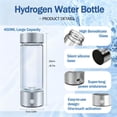 thumbnail image 5 of Hydrogen Water Bottle Generator, High-Concentration Hydrogen Water Maker, Up to 4000 PPB, with SPE/PEM Technology, Portable USB Rechargeable for Home Office Travel Fitness Drinking, 5 of 8