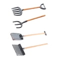 thumbnail image 2 of 4pcs Mini Rake Shovel Toys Dollhouse Farm Tools Kids Mini House Gardening Set, 2 of 8