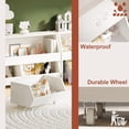 thumbnail image 3 of Toy Storage Organizer, Kids Bookcase and Storage Bin, Children Toddler Storage Carbinet with Moveable Drawers for Playroom, Bedroom, Nursery, 3 of 6
