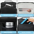 thumbnail image 5 of Bolsa de almuerzo con aislamiento térmico – Bolsa de almuerzo a prueba de fugas con correa de hombro ajustable, lonchera aislada para adultos (negro), 5 of 5