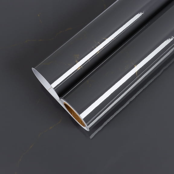 CHIHUT Dark Grey Marble Contact Paper for Kitchen Glossy Peel and Stick Marble Wallpaper for Countertops Waterproof Self Adhesive Thick Wall Paper Removable Vinyl Roll for Walls Bathroom 12”x100”