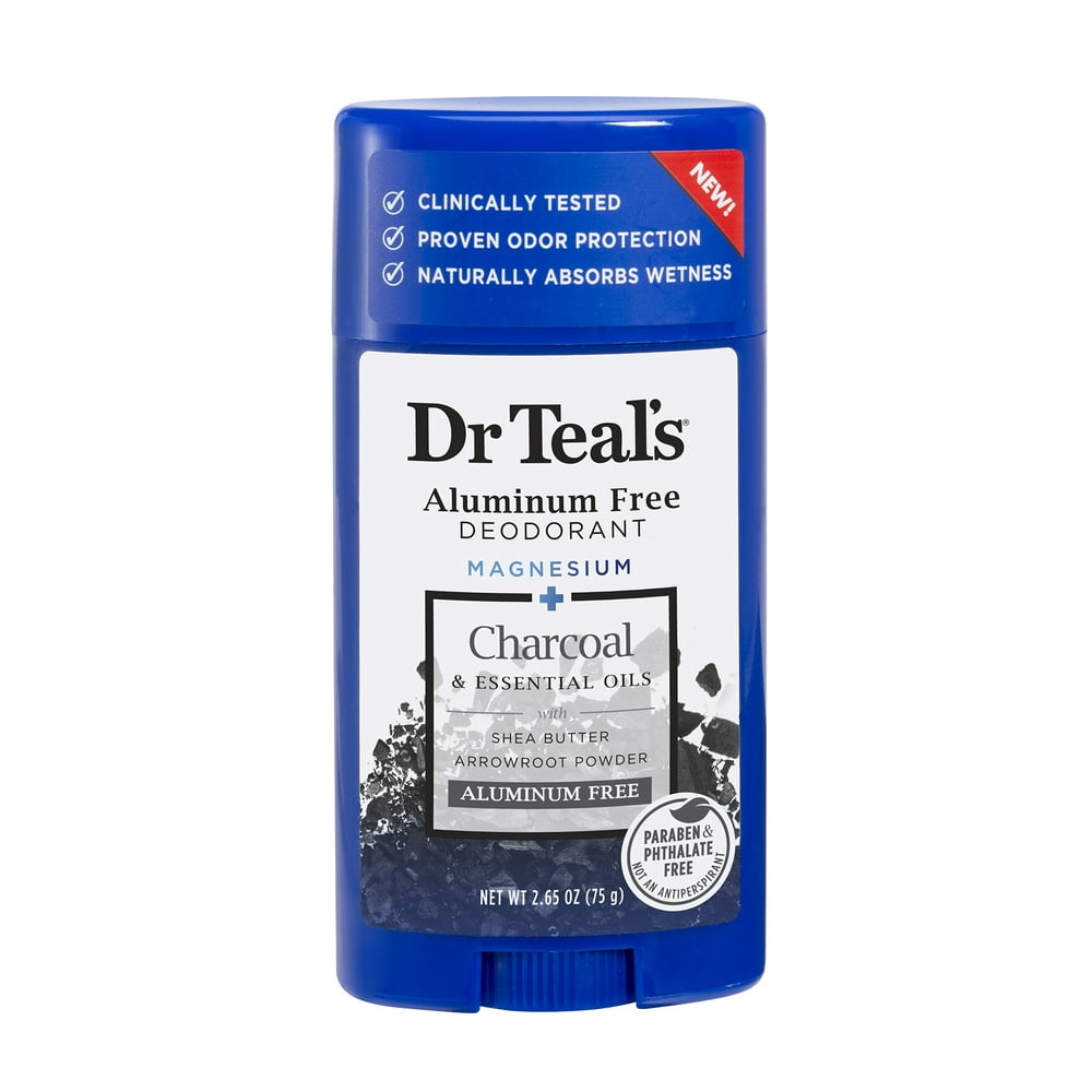 Dr Teal's Charcoal Deodorant, 2.65 oz.