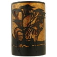 thumbnail image 4 of Meyda Tiffany 130872 12" W Zebra Right Wall Sconce - Orange, 4 of 5