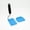 Blue, variant on Bojji Spatula, Adjustable Angle Spatula Turner With Swappable Heads, Non Stick Cooking Spatula for Eggs, Pancakes, Burgers, Heat Resistant Kitchen Flip Turner, Dishwasher Safe