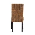 thumbnail image 5 of bali & pari Laymi Seagrass and Mahogany wood BOHO Dining Chair, Natural Brown, 5 of 10