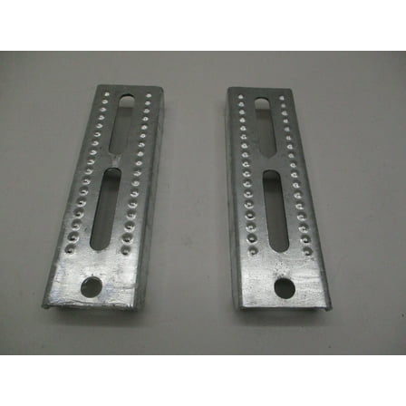 (2) Boat Pontoon Trailer 8" Galvanized Steel Bolster Bunk Board Brackets