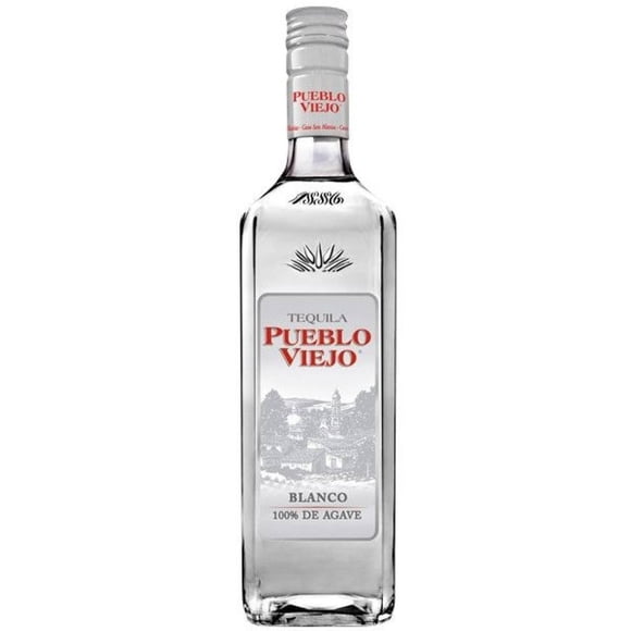 Paquete de 3 Tequila Pueblo Viejo Blanco 750 ml Pueblo Viejo Paquete de 3