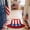 A, variant on HOMKYO 27.56x17.72in USA Patriotic Faux Fur Rug, American Flag Bathroom Mat, Thickened Independence Day Entrance Door Mat(A)