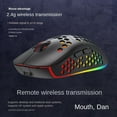thumbnail image 2 of TFixol iBlancod BL110 Souris Sans Fil Légère avec Rétroéclairage RGB, Charge Type-C, Connectivité 2.4G, et DPI Réglable - Rose, 2 of 6
