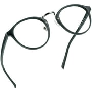 LifeArt Blue Light Blocking Glasses, Anti Eyestrain, Computer Reading Glasses, Gaming Glasses, TV Glasses for Women Men, Anti Glare (Black, +1.75 Magnification)