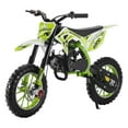 thumbnail image 2 of SUSUchens Gas Power Motocross Kids Dirt Bike Off Road Mini Motorcycle 49cc 2-Stroke Children Pocket Motorbike with Front Rear Disc Brakes, Pull Start (Green), 2 of 8