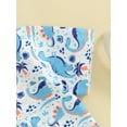 thumbnail image 6 of Hirigin Toddler Baby Boy Outfits 1T 2T 3T 4T 5T 6T Clothes Summer Kids Dinosaur Pattern Short Sleeve Button Down Shirt  Shorts Set, 6 of 8