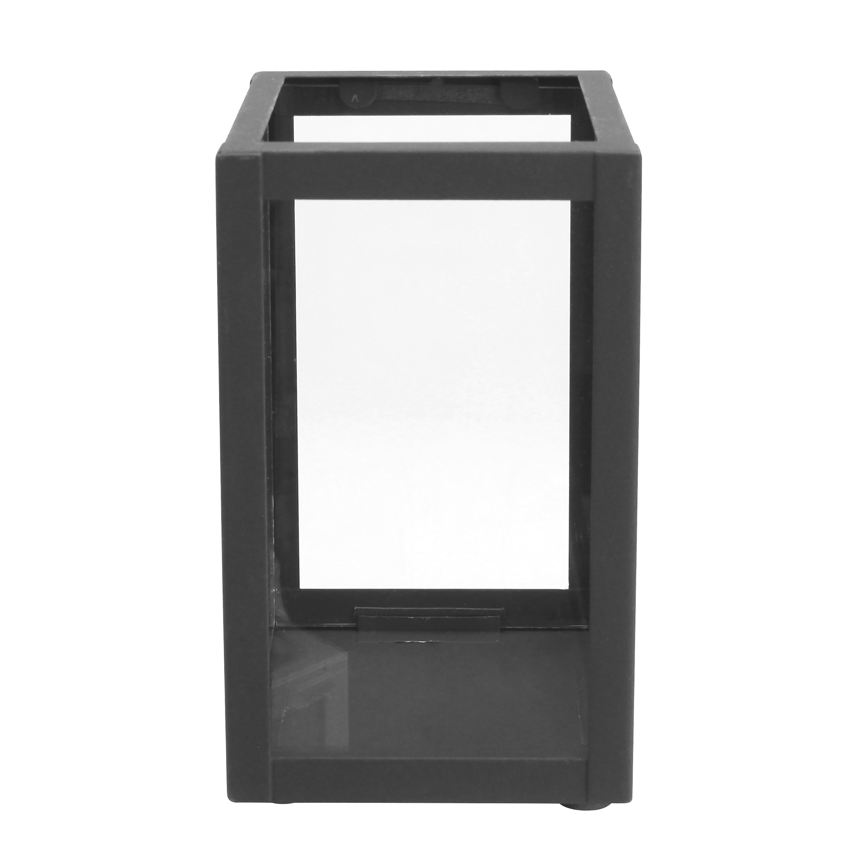 Better Homes & Gardens Indoor Decorative Metal Candle Holder Lantern, Black, Medium