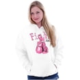 thumbnail image 3 of Fight Boxing Breast Cancer Warrior Hoodie Sweatshirt Women Brisco Brands L, 3 of 6
