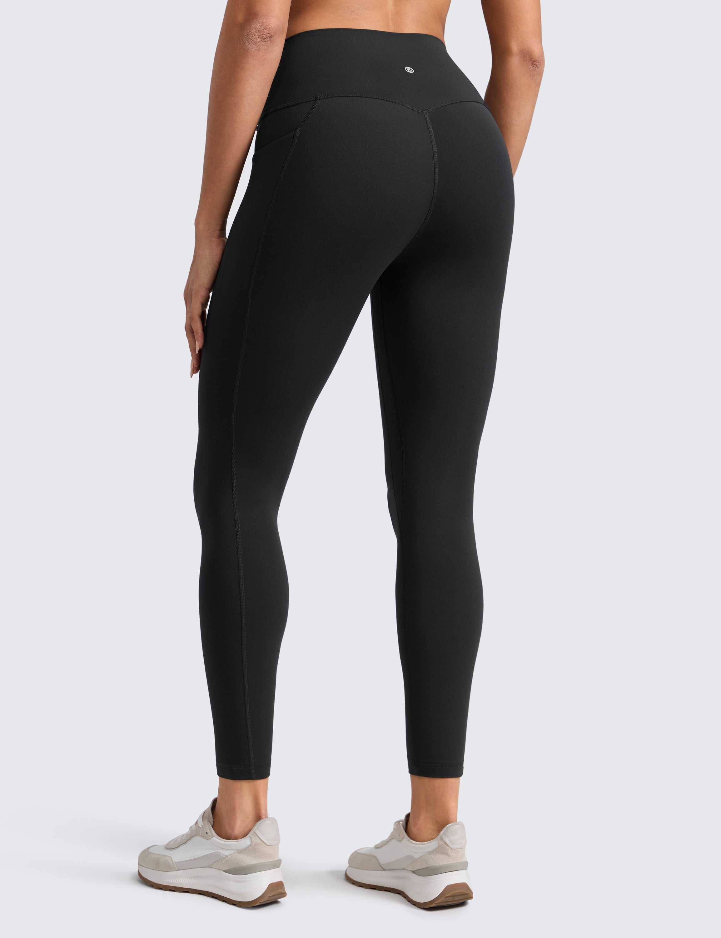 CRZ YOGA Butterlift Workout Leggings Pockets 25" High Waist Pilates Athletic Gym Womens Yoga Pants Buttery Soft