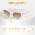 thumbnail image 4 of Gafas de sol OPTOFENDY OP6913 Cat Eye, vintage, marco estrecho, 4 of 7