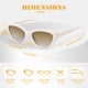thumbnail image 4 of Gafas de sol OPTOFENDY OP6913 Cat Eye, vintage, marco estrecho, 4 of 7