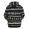 thumbnail image 3 of African Mud Cloth Black And White-2 3D Print Hoodie Men Women Autumn Thin Pullover Sweatshirt Vintage Streetwear Tops, 3 of 6