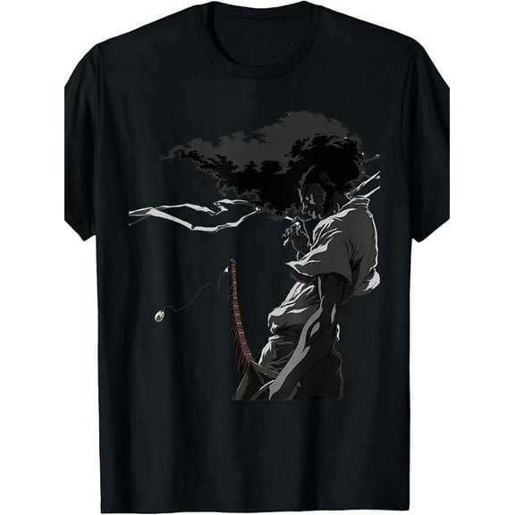 100% Made in USA, 180g The Coolest Afro Samurai T-Shirt