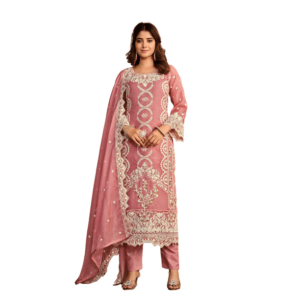Custom Made Indian Bollywood Tunic Salwar Suit Kurti Women Designer Kurta Pant Dupatta Set