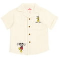 thumbnail image 4 of Disney Mickey Mouse Pluto Linen Matching Family Button Down Shirt and Shorts Outfit Set Infant to Little Kid, 4 of 5