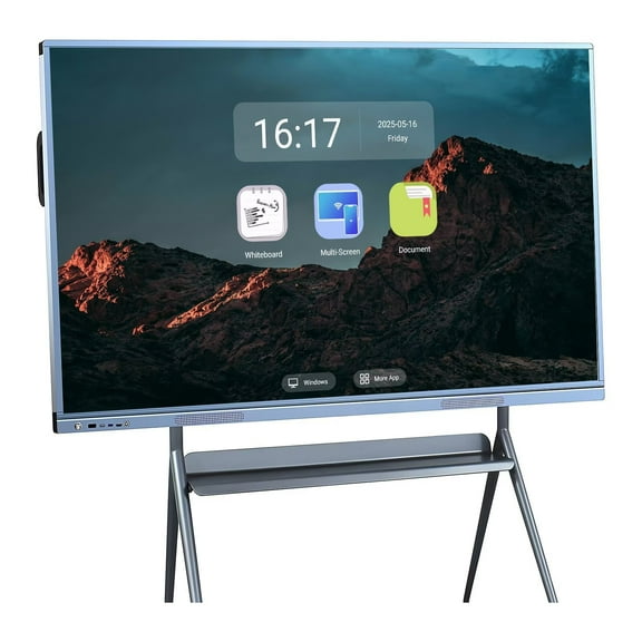 BELNET Smart TVs, 55 Inch All-In-One Touch Interactive Whiteboard Electronic Calendar, 4K UHD Wireless built-in camera Projection Player for Advertisin, office and Business