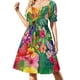 thumbnail image 2 of Vestido hawaiano aloha DISEÑO TROPICAL HAWAIANO Vestido de manga corta vestidos de manga larga Ropa de playa Vestido de noche para mujer Vestido, 2 of 7