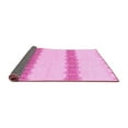 thumbnail image 2 of Ahgly Company Indoor Rectangle Solid Pink Modern Area Rugs, 2' x 5', 2 of 4
