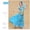 Sky Blue, variant on Big Girls Outfits Set Kids Belly Dance Sequin Dance Halloween Wear Carnival Sets Red 3-4T