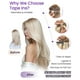 thumbnail image 2 of Extensiones de cabello humano rubio LaAvoo, 50 g, 40 cm, 2 of 9