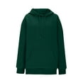 thumbnail image 6 of 2025 Fashion Sweatshirt for Women Fall Winter Warm Hoodies Sweatshirts Dressy Cotton Jacquard Pullover Hooded Shirts Loose Comfy Long Sleeve Drawstring Hoodie Sweater with Pocket, 6 of 8