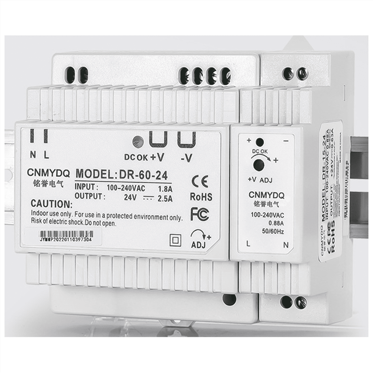 Switching Power Supply Single Output DC 24V DIN Rail Switch Power Supply Industrial Transformer Small Volume 100-240V